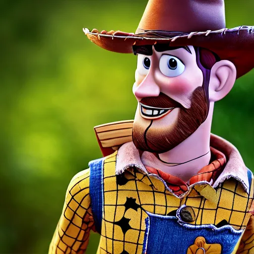 Prompt: asmongold as woody from toy story, 4k, high detail, high-resolution photograph, professional photography, ultra-detail, hyper-realistic