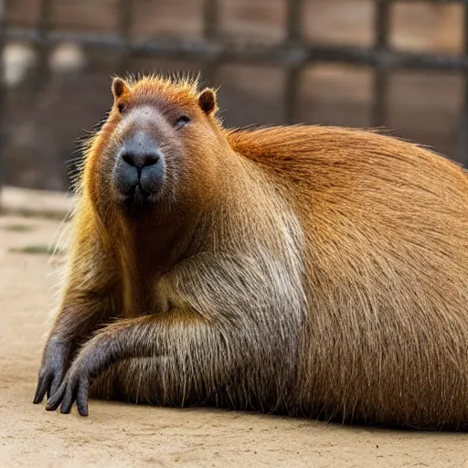 Image similar to capybara in bored ape's style