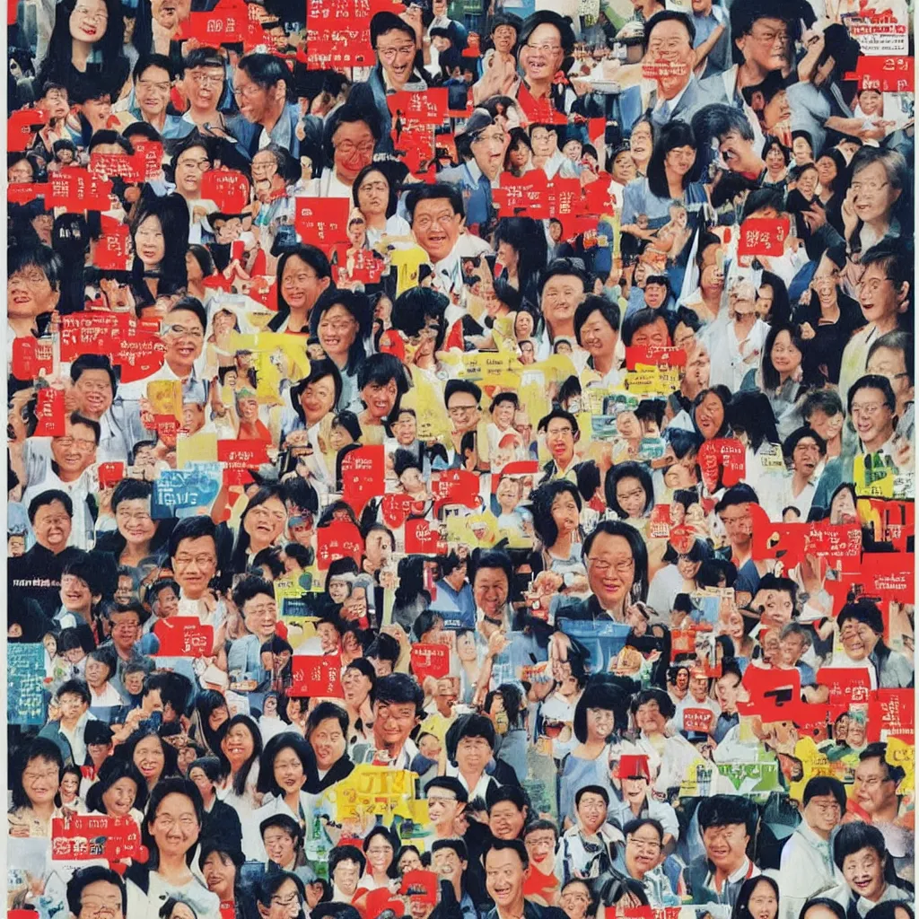 Image similar to a 1 9 9 0 s singaporean government camapign poster