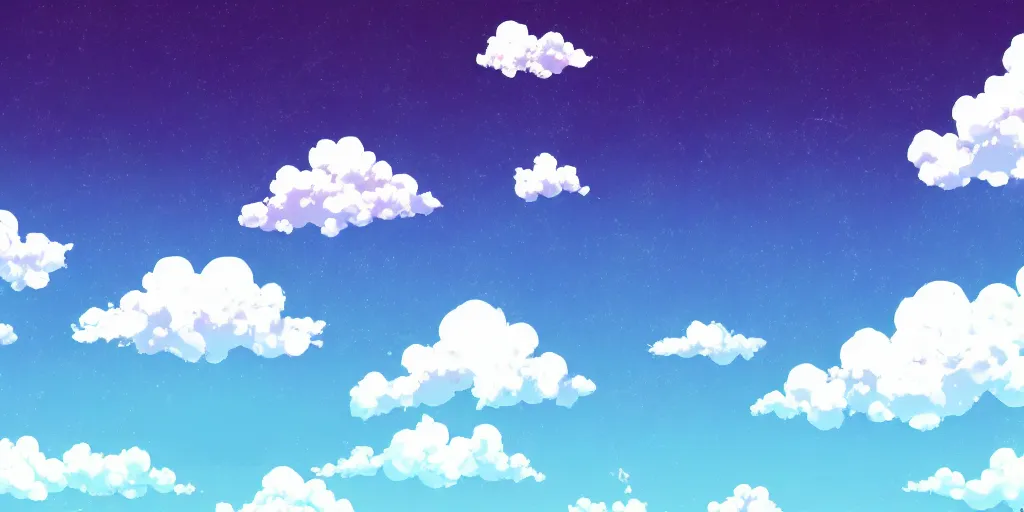 Image similar to A background for an anime-themed social media profile sky bright clouds bloom effect from Skyrim blender studio ghibli clouds