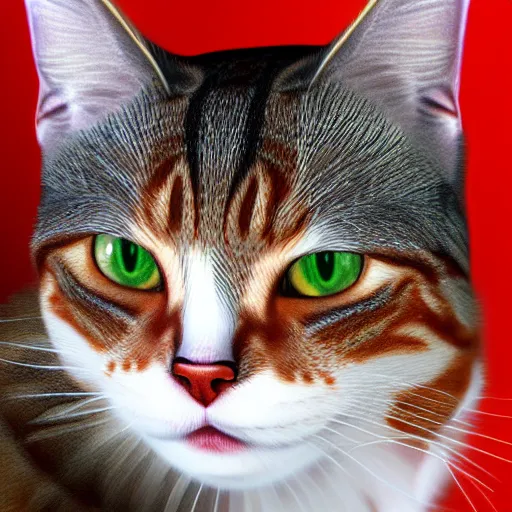 Prompt: red tabby cat photorealistic