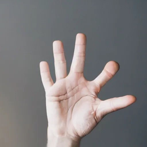 a hand with an infinite amount of fingers, Stable Diffusion