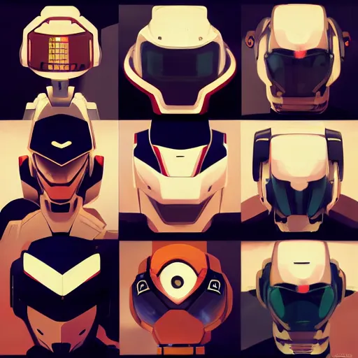 Image similar to face icon stylized minimalist robotech, loftis, cory behance hd by jesper ejsing, by rhads, makoto shinkai and lois van baarle, ilya kuvshinov, rossdraws global illumination