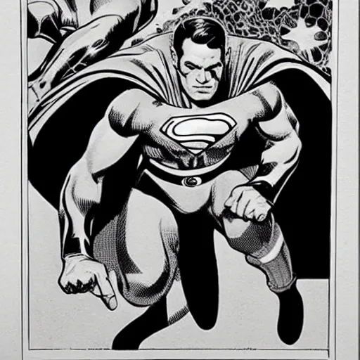 Prompt: superhero, clear focus, sharp focus, smooth, comic style, art by jack kirby