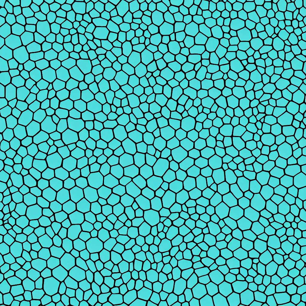 Prompt: turquoise hexagon sun