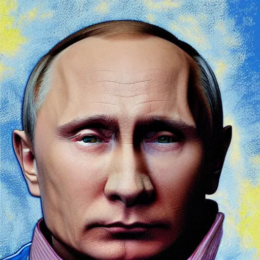 Image similar to portrait of vladimir putin who became an ugly retarded lovecraftian monstrosity, photo - realistic, color image, 2 k, highly detailed