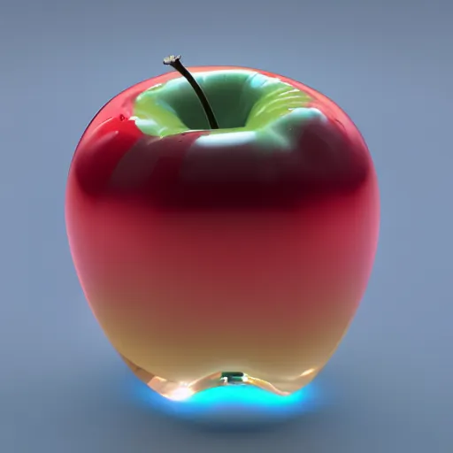 Prompt: An apple made of ruby crystal, stunning 8k octane render, gigapixel, cinema4D.