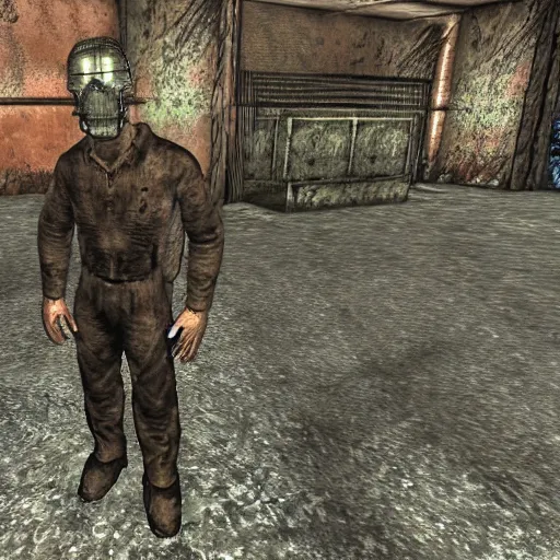 Image similar to todd howard in fallout 1 0