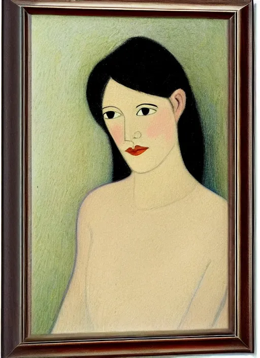 Image similar to a portrait of a pretty young lady by alice bailly