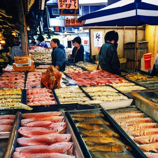 Image similar to Fish market, japan