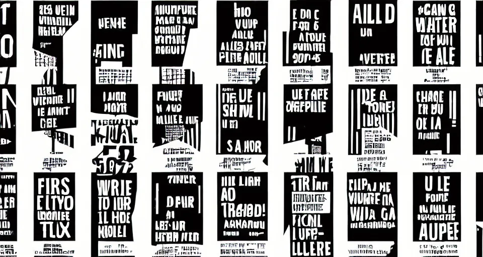 Image similar to a number of atelier populaire anti - war posters on a parisien wall, by atelier populaire, may 6 8, screenprint, hand drawn typography, bold simple shapes, single flat colour, ripped, vector art, sharp focus, highly detailed, cinematic lighting, 8 k, hd