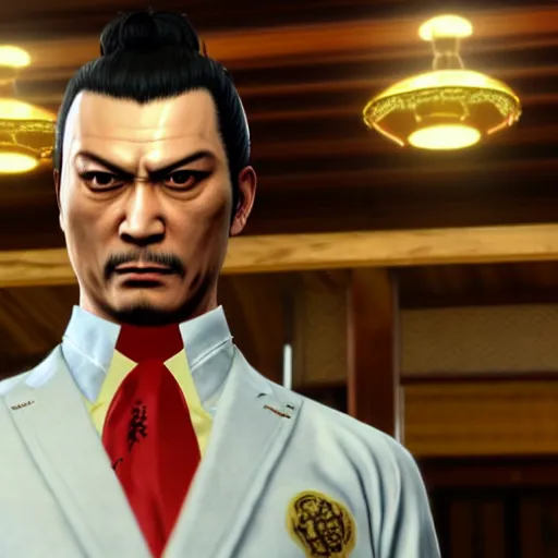 Prompt: orban viktor in yakuza kiwami