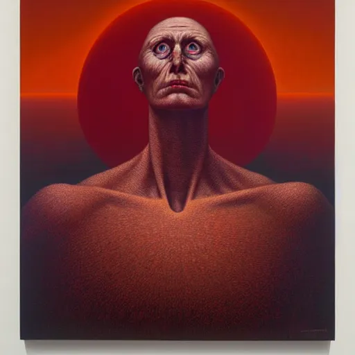 Image similar to grant us eyes, by jeffrey smith, zdzisław beksinski, oil on canvas