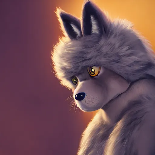 Image similar to furry fursona hiperrealistic photograph