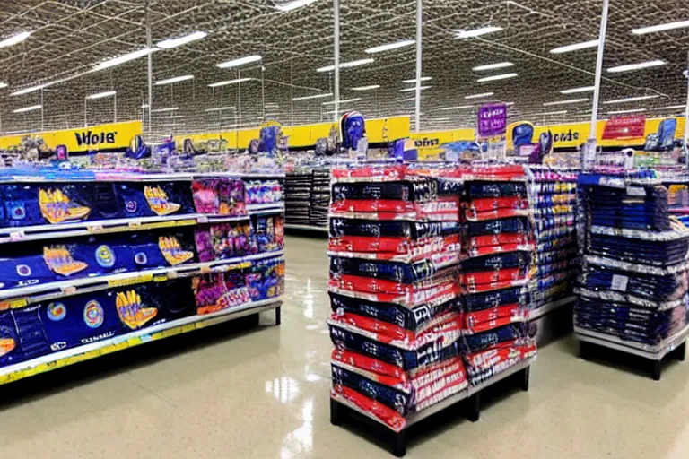 Prompt: photo of fursuits for sale at walmart on black friday