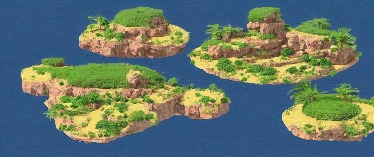 Image similar to floating islands concept art