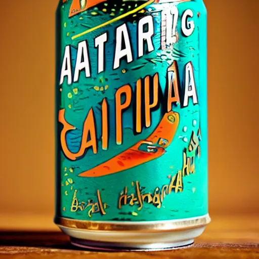 Image similar to amazing beer can design, ipa