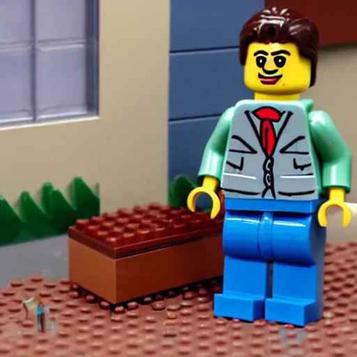 Image similar to michael scott lego