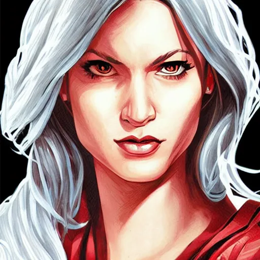 Prompt: supergirl, highly detailed, portait, character art by fiona staples.