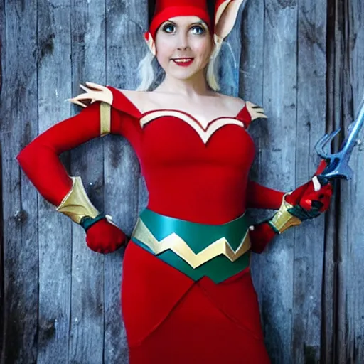 Image similar to elf wonderwoman