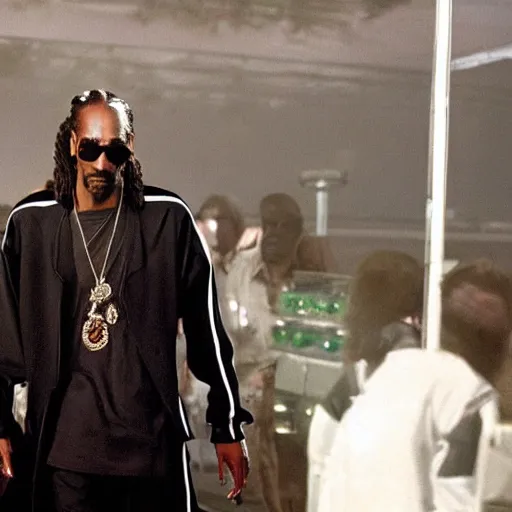 Prompt: snoop dogg in the matrix movie, photo