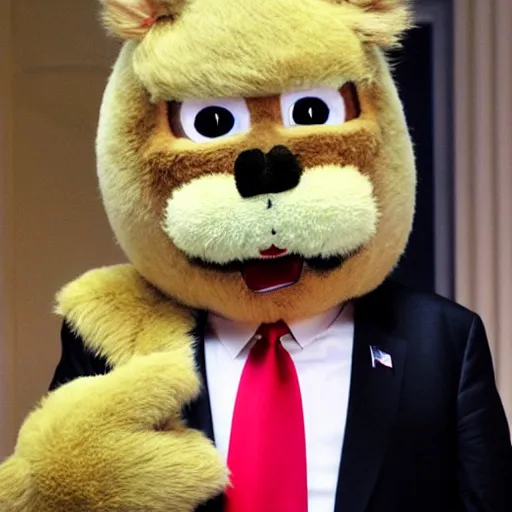 Image similar to donald trump fursuit