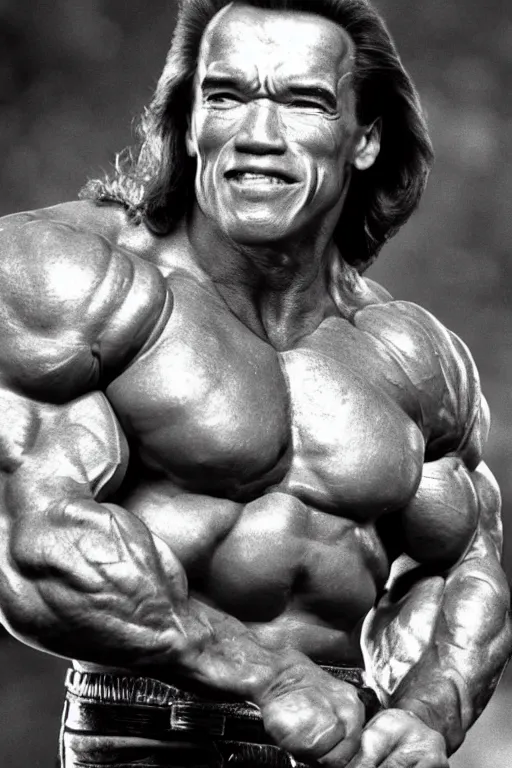 Image similar to arnold schwarzenegger as he - man, 1 9 8 5