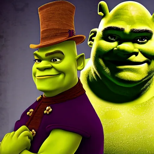 Image similar to kelsey grammer as shrek made out of corn, character art