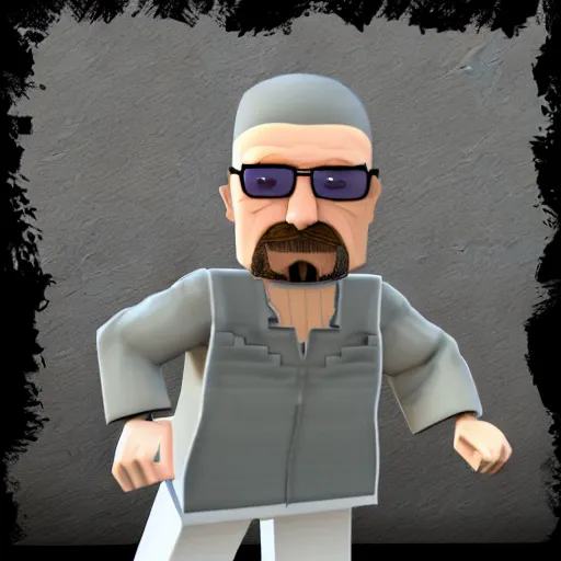Prompt: Walter White in roblox