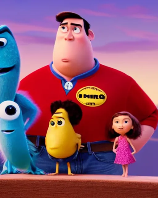 Prompt: a pixar movie about a pixar movie about a pixar movie about a pixar movie about a pixar movie