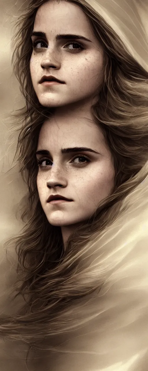 Prompt: photo photorealistic portrait closeup photograph of Emma Watson as Joan of Arc, long, hair, intricate, elegant, highly detailed, digital painting, artstation, concept art, sharp focus, illustration, art by and greg rutkowski and aleksi briclot and bouguereau detailed photograph intricate insanely detailed octane render, 8k artistic photography, photorealistic, Edward Steichen, Peter Lindbergh, Albert Watson