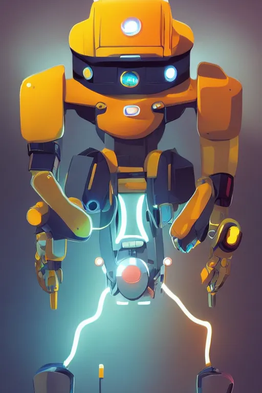 Image similar to metabots medabots medarotto medarot robot minimalist comics helmet mask neon cybereye, behance hd by jesper ejsing, by rhads, makoto shinkai and lois van baarle, ilya kuvshinov, rossdraws global illumination ray tracing hdr radiating a glowing aura