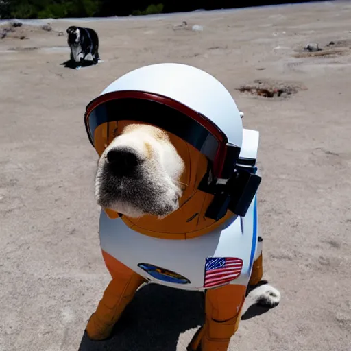Prompt: space dogs,
