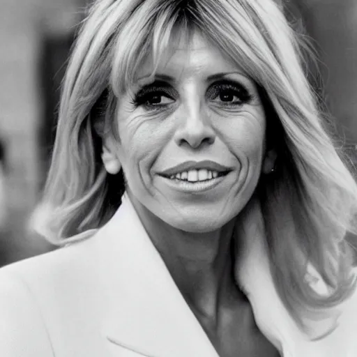 Image similar to face of beautiful young Brigitte Macron