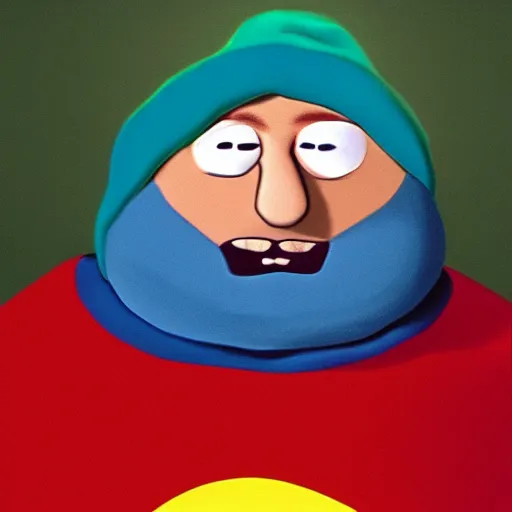 Image similar to Hyperrealistic Eric Cartman