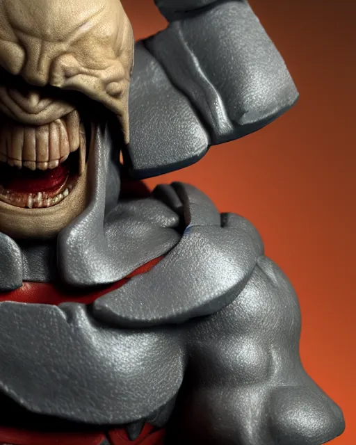 Prompt: closeup he-man action figure in castle grey skull, rim lighting, octane, Natasha Tan, Maciej Kuciara, Edgar Rice Burroughs,