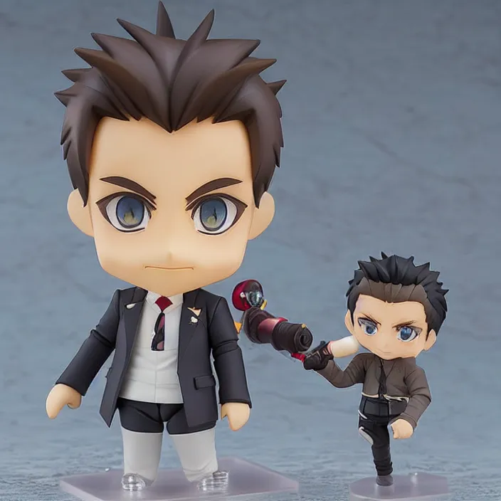 Prompt: jordan peterson, an anime nendoroid of jordan peterson, figurine, detailed product photo