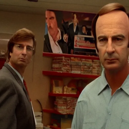 Image similar to A 1980s trailer for Better Call Saul