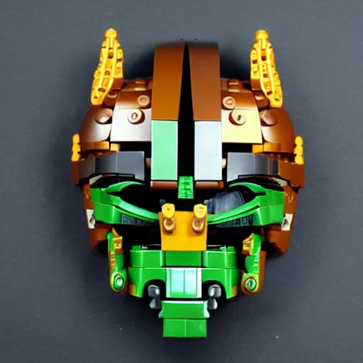 Image similar to “bionicle raven mask. LEGO box”