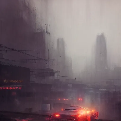 Image similar to UHD photorealistic Communist dystopia in the style of tonalism by Greg Rutkowski, trending on Artstation, hyperrealistic, correct details