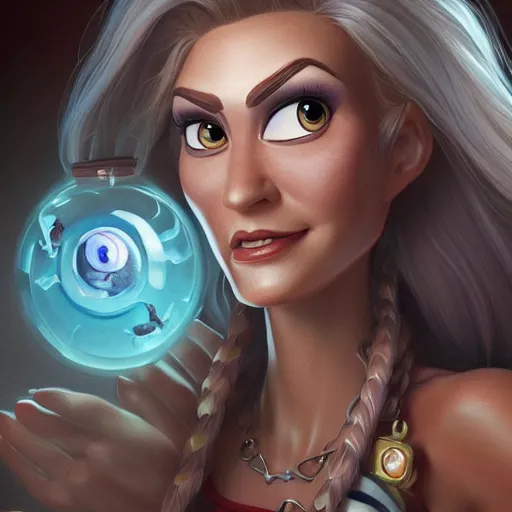 Prompt: highly detailed ilustration of a mater from cars as a human being, intricate, elegant, highly detailed, digital painting, artstation, concept art, matte, sharp focus, illustration, hearthstone, art by artgerm