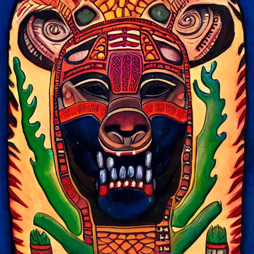 Image similar to portrait of xolotl