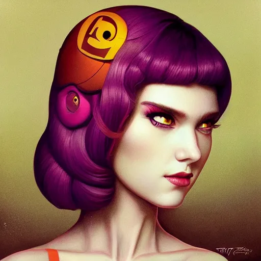 Image similar to lofi portrait, Pixar style, by Tristan Eaton Stanley Artgerm and Tom Bagshaw.