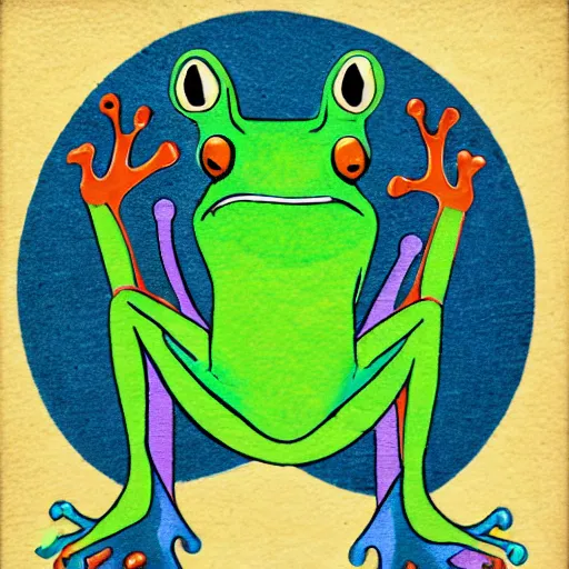 Image similar to frog mythical creature