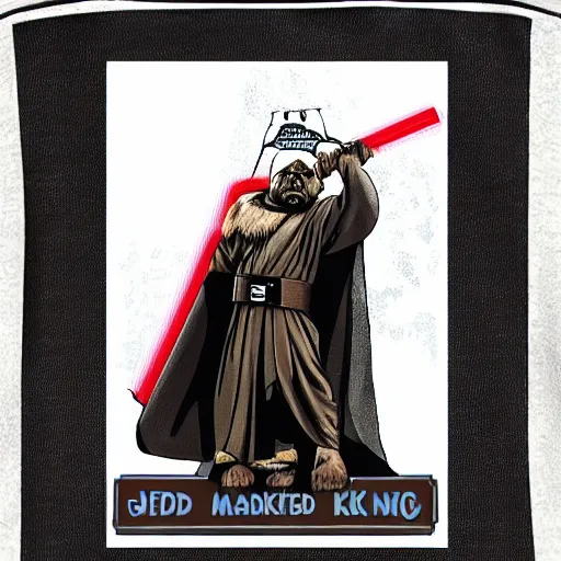 Image similar to jedi master king kong