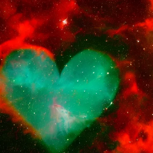 Image similar to heart shaped nebula