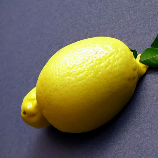 Image similar to i saw a lemon that looks human, i will describe it as in shape of a human with legs of lemons and round body.