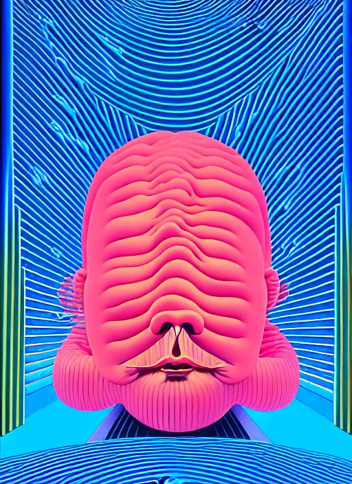 Image similar to person sleeping by shusei nagaoka, kaws, david rudnick, airbrush on canvas, pastell colours, cell shaded, 8 k