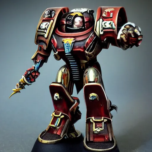 Image similar to elon musk warhammer 4 0 k