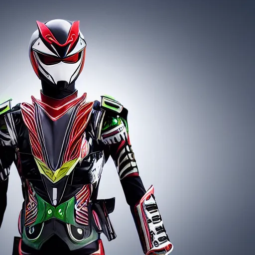 Prompt: Kamen Rider Decade as Kamen Rider Zero One, octane render